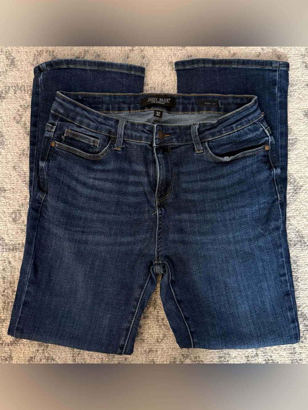 Judy Blue Dark Wash Bootcut Jeans JB82361-SDK